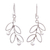 Sterling silver dangle earrings, 'Airy Leaves' - Sterling Silver Leaves and Berries Dangle Earrings from Peru (image 2b) thumbail
