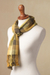 100% baby alpaca scarf, 'Lovely Plaid' - 100% Baby Alpaca Wrap Scarf with Checked Patterns from Peru (image 2e) thumbail