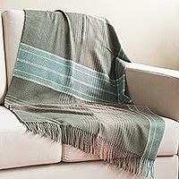 100% baby alpaca throw, 'Andean Softness'