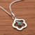 Amazonite pendant necklace, 'Sweet Petals' - Flower-Shaped Amazonite Pendant Necklace from Peru