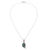 Opal pendant necklace, 'Mystery of the Oval' - Oval Opal Pendant Necklace Crafted in Peru thumbail
