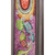 Reverse-painted glass wall mirror, 'Floral Medallions in Purple' - Floral Reverse-Painted Glass Wall Mirror in Purple from Peru (image 2d) thumbail