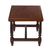Leather and wood table, 'Mountain Garden' - Brown Nature-Inspired Leather and Wood Table from Peru (image 2b) thumbail