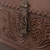 Leather and wood decorative box, 'Avian Enchantment' - Brown Bird Pattern Leather and Wood Decorative Box from Peru (image 2i) thumbail