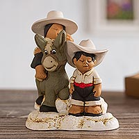 Featured review for Ceramic figurine, Andean Duo