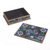 Reverse-painted glass decorative box, 'Margarita Bliss in Blue' - Purple and Blue Reverse-Painted Glass Decorative Box (image 2e) thumbail