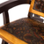 Leather and wood chair, 'Colonial Royalty' - Hand-Tooled Leather and Mohena Wood Chair from Peru (image 2f) thumbail