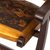 Leather and wood chair, 'Colonial Royalty' - Hand-Tooled Leather and Mohena Wood Chair from Peru (image 2g) thumbail