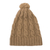 Alpaca blend hat and scarf, 'Caramel Comfort' - Hand-Crocheted Alpaca Blend Hat and Scarf in Caramel (image 2b) thumbail