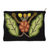 Wool clutch, 'Queen Flower' - Embroidered Floral Wool Clutch from Peru (image 2a) thumbail
