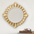 Bronze gilded wood wall mirror, 'Colonial Petals' - Petal Motif Bronze Gilded Wood Wall Mirror from Peru thumbail
