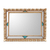 Bronze gilded wood wall mirror, 'Colonial Herald' - Rectangular Bronze Gilded Wood Wall Mirror from Peru (image 2c) thumbail