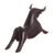 Cedar wood sculpture, 'Stretching Bull' - Stylized Bull Cedar Wood Sculpture from Peru (image 2d) thumbail