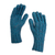 100% alpaca gloves, 'Winter Delight in Light Azure' - 100% Alpaca Knit Gloves in Light Azure from Peru