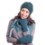 100% alpaca gloves, 'Winter Delight in Light Azure' - 100% Alpaca Knit Gloves in Light Azure from Peru (image 2b) thumbail