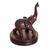 Cedar wood sculpture, 'Nature Sounds' - Cedar Wood Sculpture of a Trumpeting Elephant from Peru (image 2c) thumbail