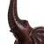 Cedar wood sculpture, 'Nature Sounds' - Cedar Wood Sculpture of a Trumpeting Elephant from Peru (image 2e) thumbail