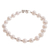Cultured pearl beaded bracelet, 'Shimmering Peru' - Cultured Pearl and Sterling Silver Beaded Bracelet (image 2a) thumbail