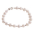Cultured pearl beaded bracelet, 'Shimmering Peru' - Cultured Pearl and Sterling Silver Beaded Bracelet (image 2c) thumbail