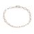 Sterling silver link bracelet, 'Minimalist Flair' - High-Polish Sterling Silver Link Bracelet from Peru (image 2a) thumbail