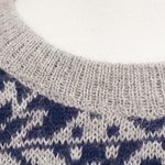Men's 100% alpaca pullover, 'Snowflake Dimension' - Snowflake Pattern Men's 100% Alpaca Pullover from Peru
