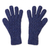 100% alpaca gloves, 'Winter Delight in Indigo' - 100% Alpaca Gloves in Indigo from Peru (image 2e) thumbail