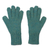 100% alpaca gloves, 'Winter Delight in Jade' - 100% Alpaca Gloves in Jade from Peru (image 2d) thumbail