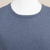 Men's cotton blend pullover, 'Casual Comfort in Indigo' - Men's Crew Neck Cotton Blend Pullover in Indigo from Peru (image 2f) thumbail