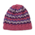 100% alpaca hat, 'Striped Dream' - Striped 100% Alpaca Crocheted Hat from Peru (image 2e) thumbail