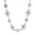 Opal link necklace, 'Elegant Andes' - Natural Opal Link Necklace from Peru thumbail