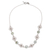 Opal link necklace, 'Elegant Andes' - Natural Opal Link Necklace from Peru