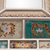 Reverse-painted glass wall mirror, 'Fantastic Floral' - Silver-Tone Reverse-Painted Glass Wall Mirror from Peru (image 2c) thumbail