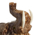 Aragonite gemstone sculpture, 'Excited Elephant' - Handmade Aragonite Gemstone Sculpture from Peru (image 2f) thumbail