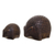 Wood figurines, 'Mother Hedgehog' (pair) - Cedar Wood Hedgehog Figurines from Peru (Pair) (image 2a) thumbail