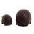 Wood figurines, 'Mother Hedgehog' (pair) - Cedar Wood Hedgehog Figurines from Peru (Pair) (image 2b) thumbail
