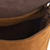 Leather accented suede messenger bag, 'Stylish Adventure in Indigo' - Sepia and Indigo Leather Accented Suede Messenger Bag (image 2e) thumbail