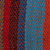 schal aus 100 % Alpaka - Scharlachroter und mehrfarbig gestreifter handgewebter Schal aus 100 % Alpaka