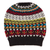 100% alpaca knit hat, 'Motif Medley' - Multi-Color 100% Alpaca Knit Hat with Geometric Motifs (image 2c) thumbail