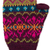 100% alpaca fingerless mitts, 'Colorful Carousel' - Multi-Color Multi-Motif 100% Alpaca Knit Fingerless Mitts (image 2e) thumbail