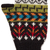 100% alpaca fingerless mitts, 'Motif Medley' - Colorful Geometric Motif 100% Alpaca Knit Fingerless Mitts (image 2e) thumbail