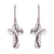 Sterling silver filigree dangle earrings, 'Fancy Cross' - Cross Motif with Filigree Sterling Silver Dangle Earrings thumbail