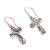 Sterling silver filigree dangle earrings, 'Fancy Cross' - Cross Motif with Filigree Sterling Silver Dangle Earrings (image 2c) thumbail