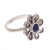 Sodalite cocktail ring, 'Blue Daisy' - Sodalite and Sterling Silver Filigree Flower Cocktail Ring (image 2b) thumbail