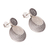Sterling silver filigree dangle earrings, 'Circle Celebration' - Triple Circle with Filigree Sterling Silver Dangle Earrings (image 2c) thumbail