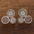 Sterling silver filigree drop earrings, 'Colonial Circles' - Circle Pattern Sterling Silver Filigree Drop Earrings (image 2) thumbail