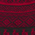 Alpaca blend knit hat, 'Alpaca Parade in Red' - Black and Crimson Red Diamond Motif Alpaca Blend Knit Hat (image 2d) thumbail