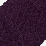 100% baby alpaca ear warmer, 'Wavelength in Boysenberry' - Boysenberry 100% Baby Alpaca Honeycomb Pattern Knit Headband
