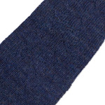 100% baby alpaca fingerless mitts, 'Luscious Twist in Navy' - Navy 100% Baby Alpaca Cable Knit Fingerless Mitts from Peru