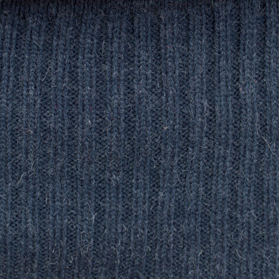 Alpaca blend sweater, 'Make Waves' - Cranberry and Blue Wavy Vertical Stripe Alpaca Blend Sweater