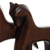 Wood sculpture, 'Mother Horse' - Cedar Wood Mother and Child Horse Sculpture from Peru (image 2h) thumbail